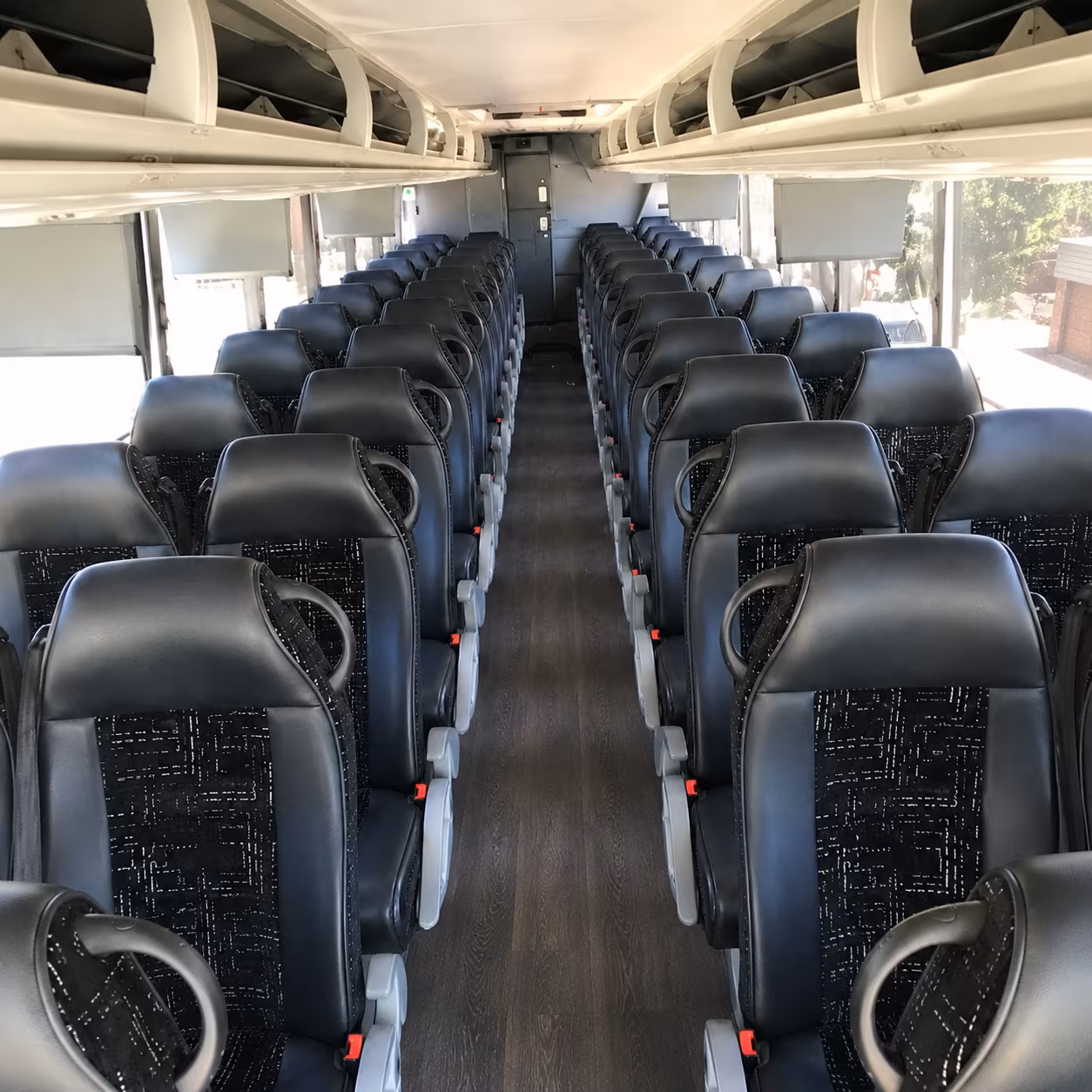 peabody charter bus interior