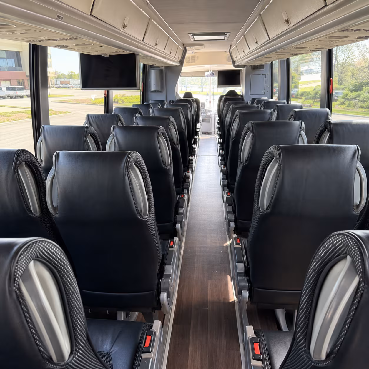 peabody charter bus rental inside