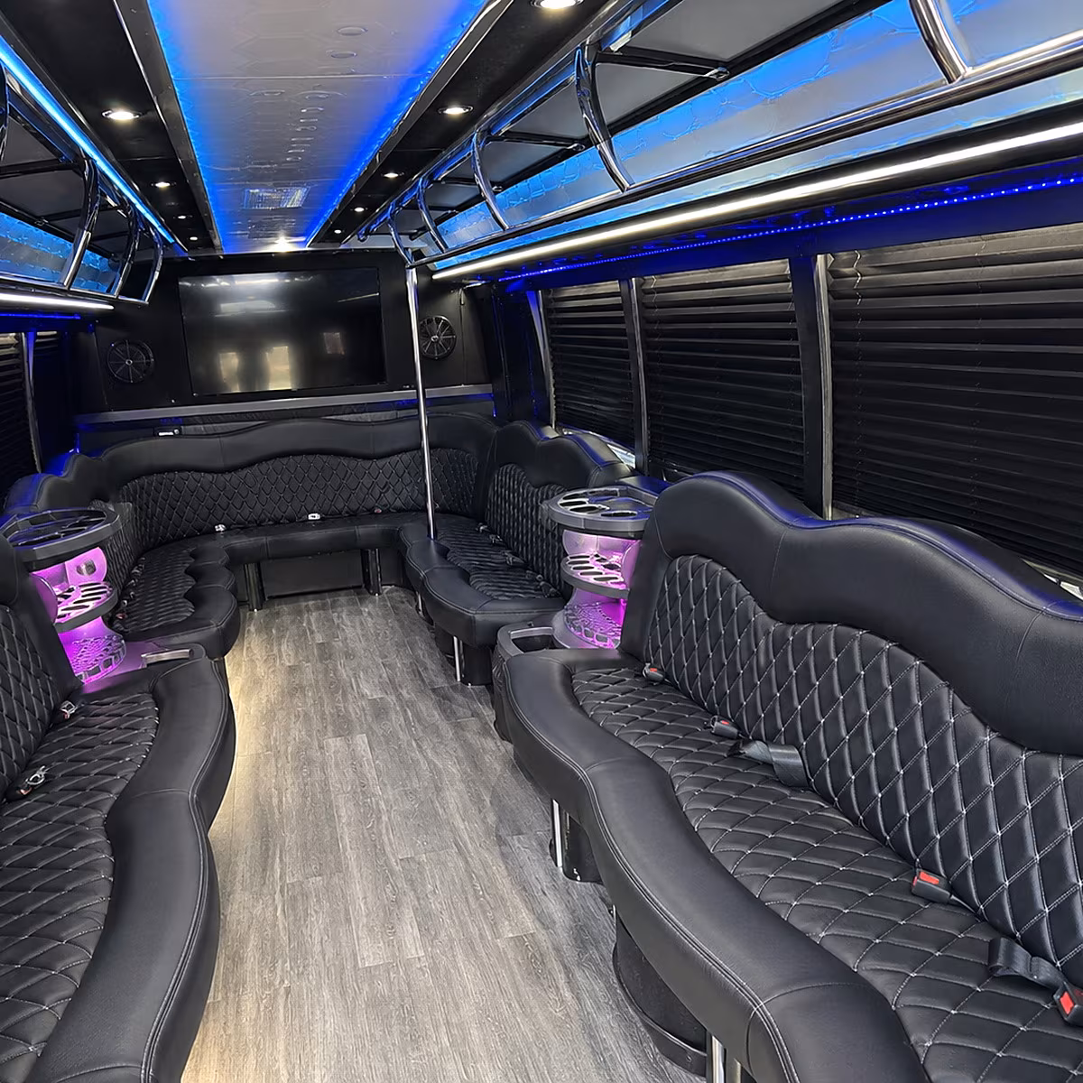 peabody party bus rentals inside