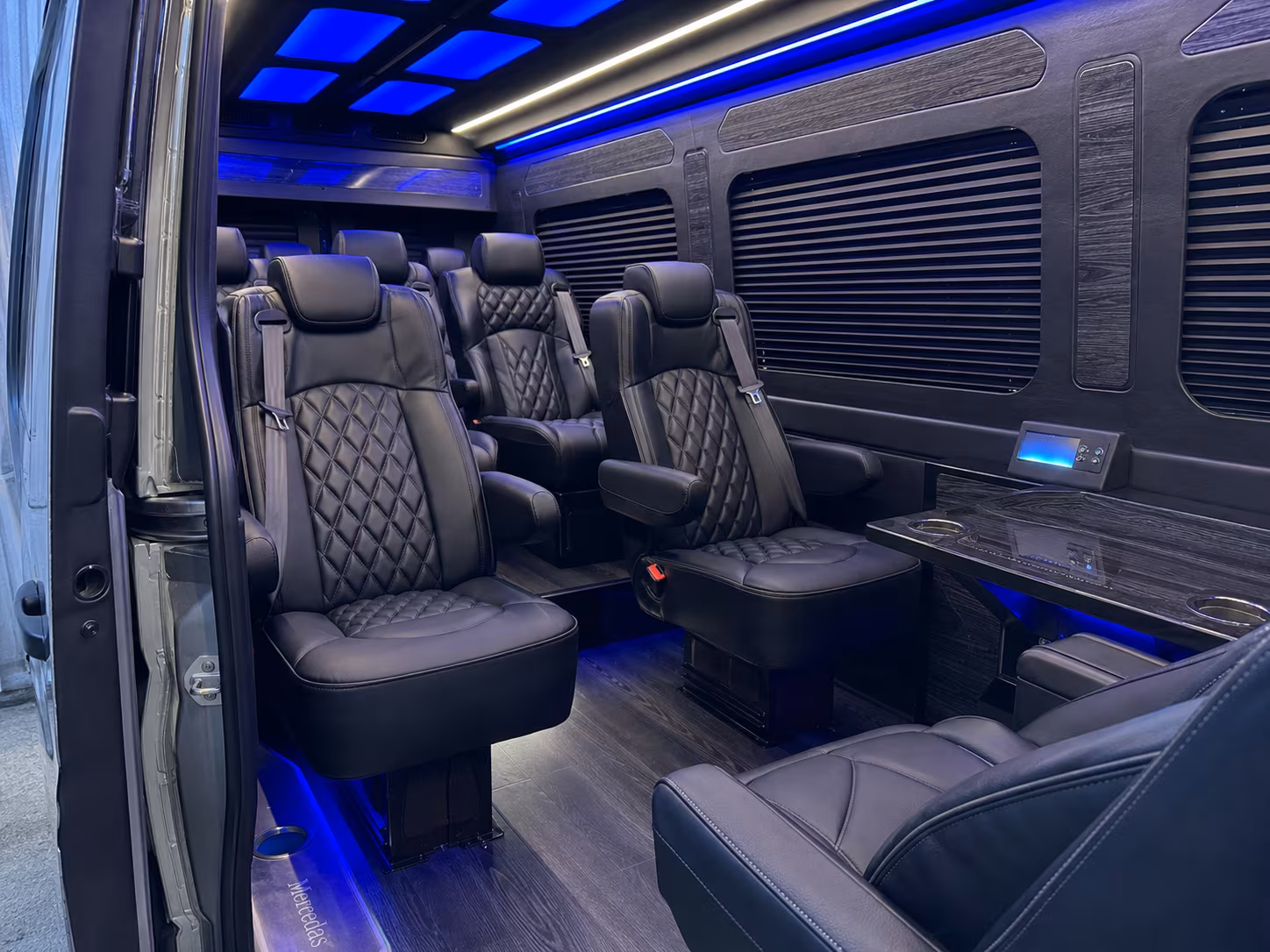 sprinter van transportation for groups and events across peabody